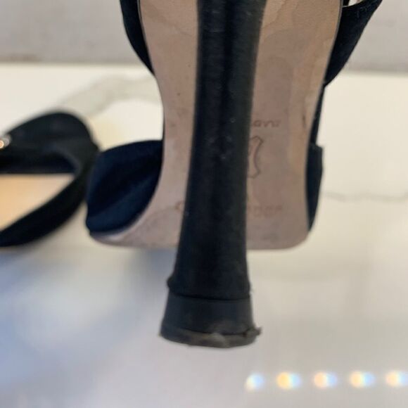 Jimmy Choo Black Slingback heels sz 37 - Picture 11 of 15